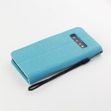 Fourre Samsung Galaxy S20+ - Flip plume freedom - Bleu clair