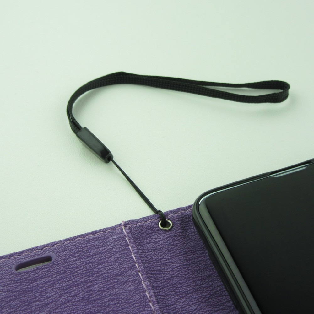Hülle Samsung Galaxy S10 - Flip Feder freedom - Violett