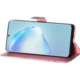 Hülle Samsung Galaxy S20+ - Flip 3D Schmetterlinge - Rosa