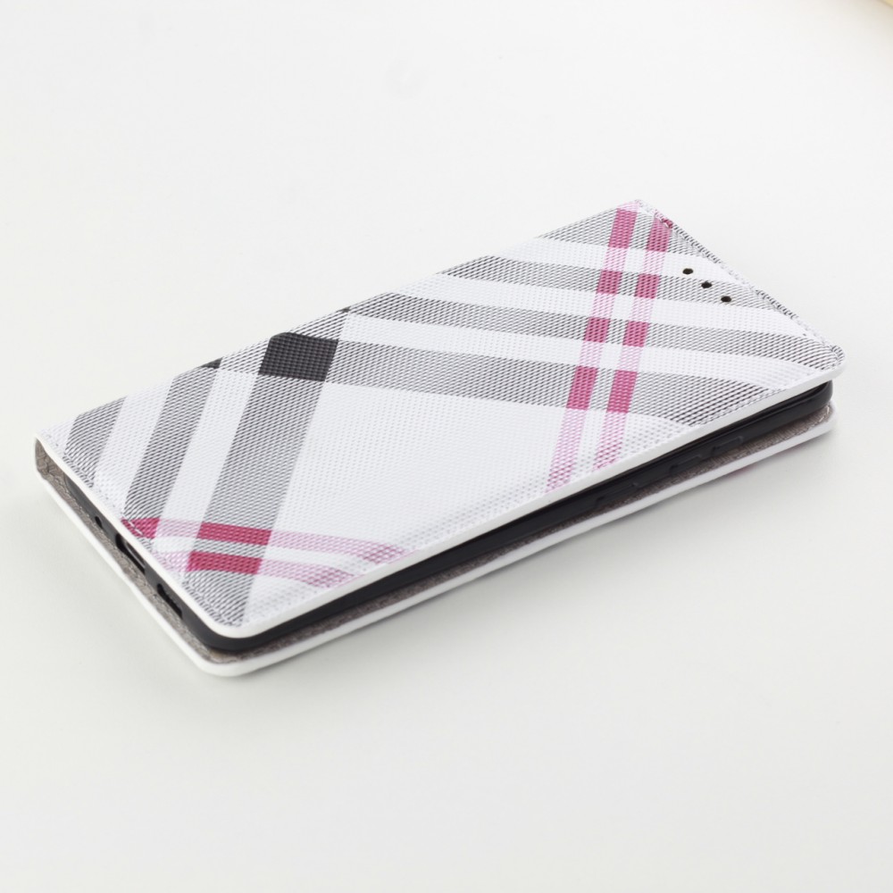 Fourre Samsung Galaxy S20+ - Flip Lines - Blanc