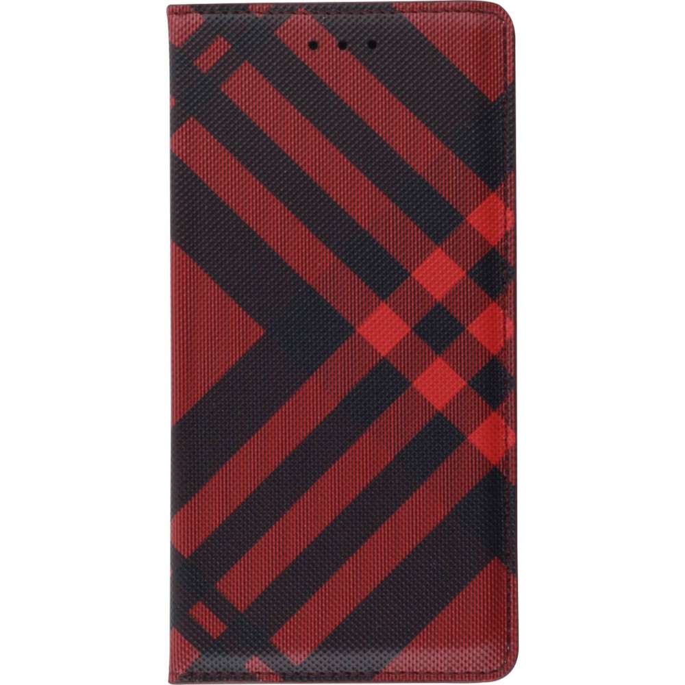 Fourre Samsung Galaxy S21+ 5G - Flip Lines - Rouge