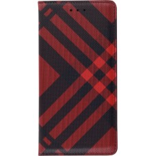 Fourre Samsung Galaxy S21+ 5G - Flip Lines - Rouge