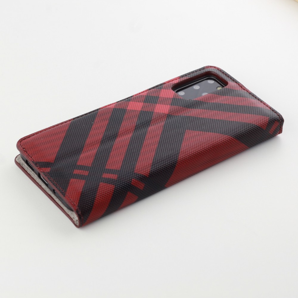 Fourre Samsung Galaxy S20+ - Flip Lines - Rouge