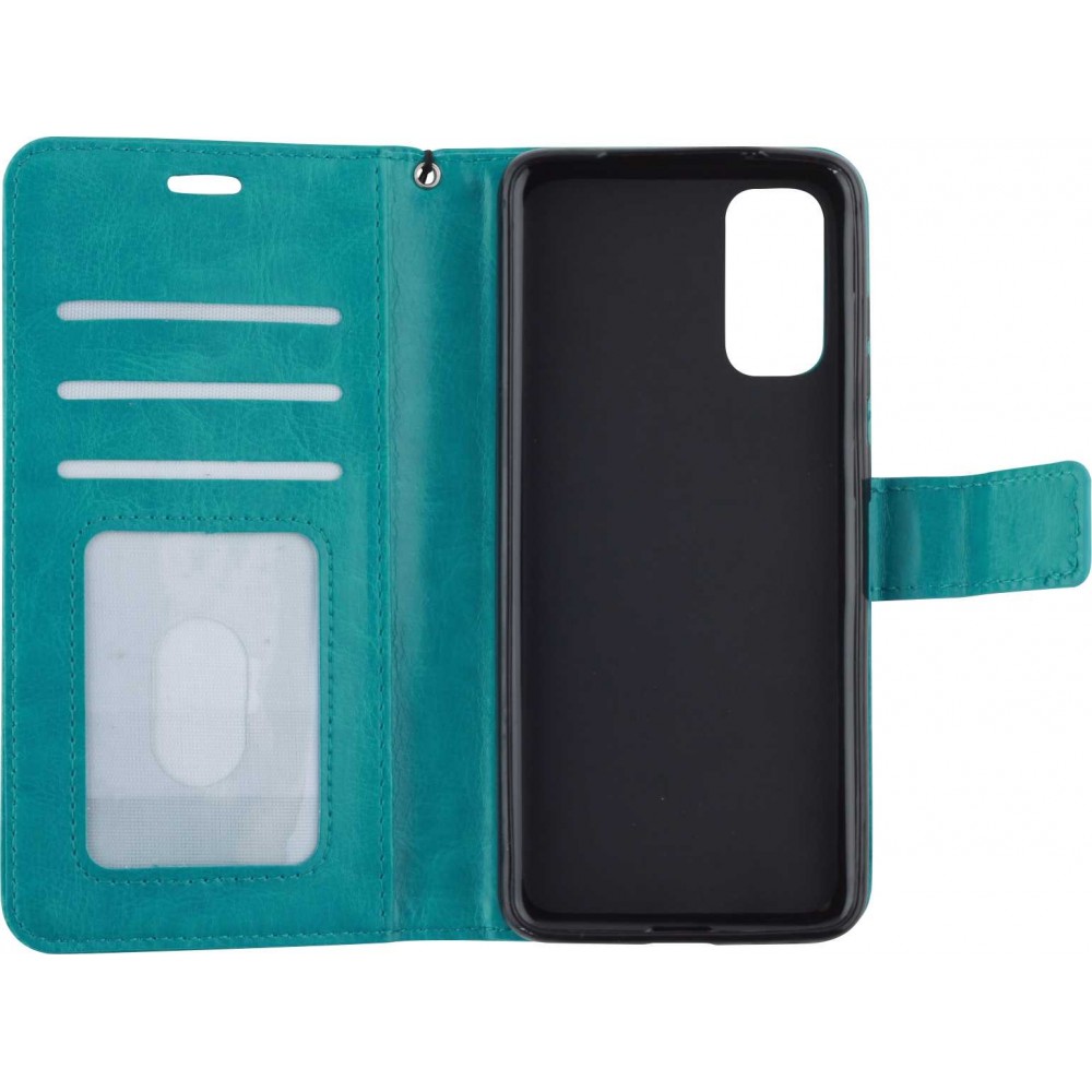 Fourre Samsung Galaxy S20+ - Premium Flip - Turquoise