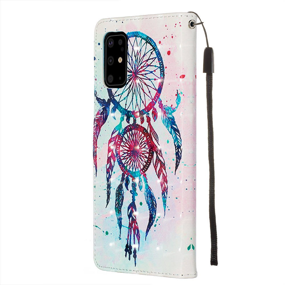 Hülle Samsung Galaxy S20+ - Flip 3D Dreamcatcher blau - Rosa