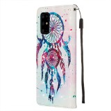 Hülle Samsung Galaxy S20 - Flip 3D Dreamcatcher blau - Rosa