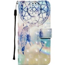 Hülle Samsung Galaxy S20+ - Flip 3D dreamcatcher - Hellblau