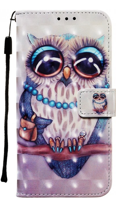 Hülle Samsung Galaxy S20+ - Flip 3D fashion owl