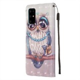 Hülle Samsung Galaxy S20+ - Flip 3D fashion owl