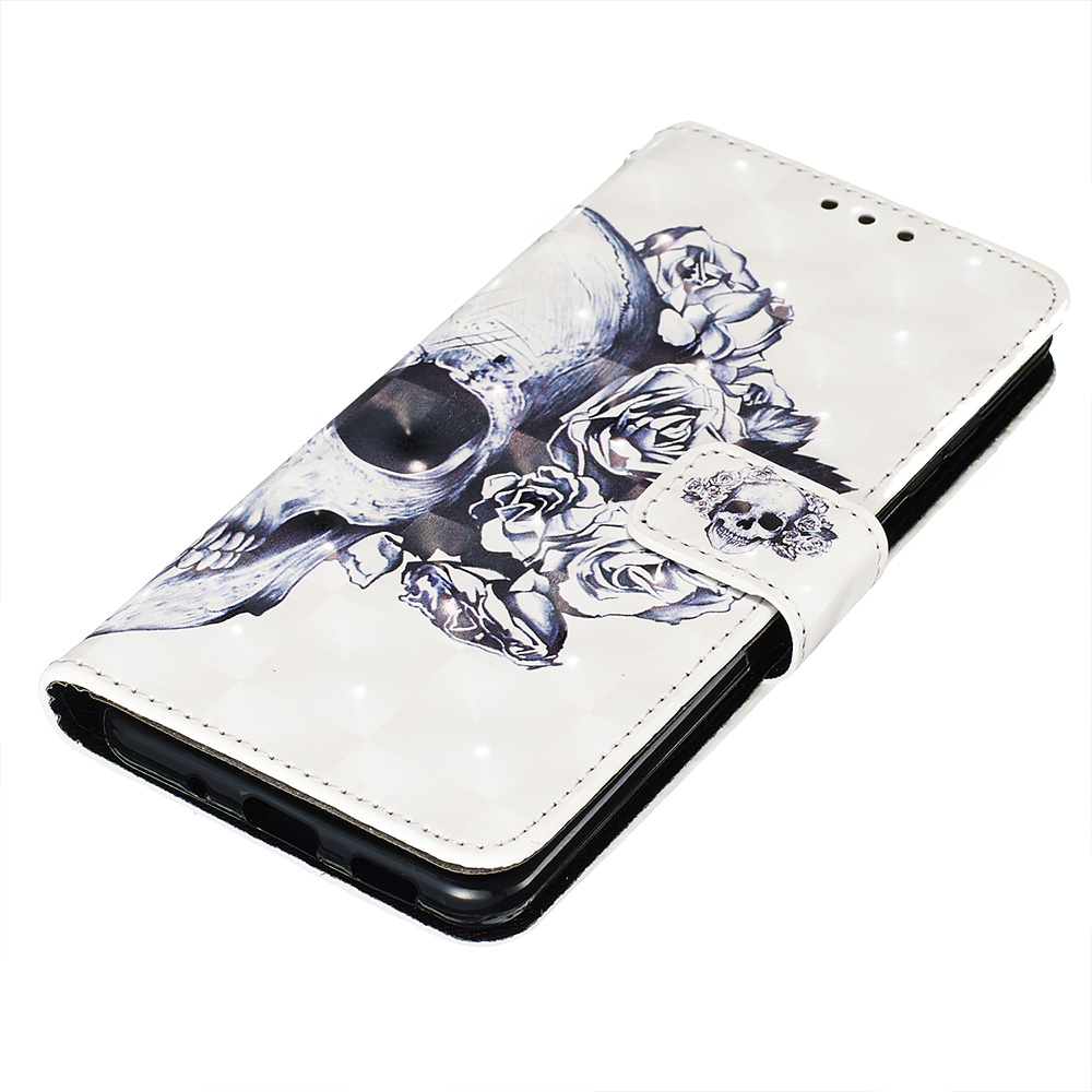 Hülle Samsung Galaxy S20+ - Flip 3D skull - Schwarz