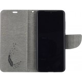 Fourre iPhone 6/6s - Flip plume freedom - Gris