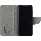 Fourre iPhone 11 Pro - Flip plume freedom - Gris