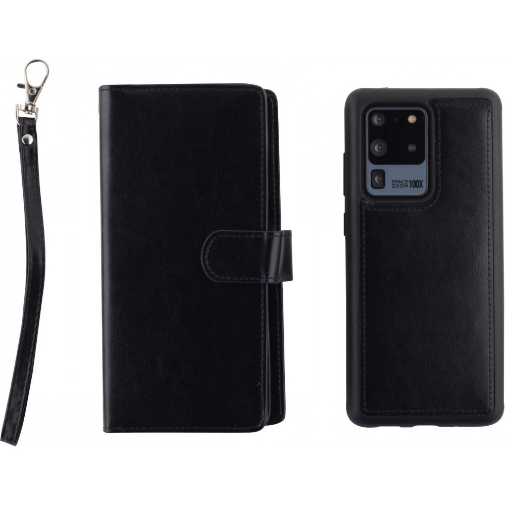 Hülle Samsung Galaxy S20 Ultra - Flip 2 in 1 - Schwarz