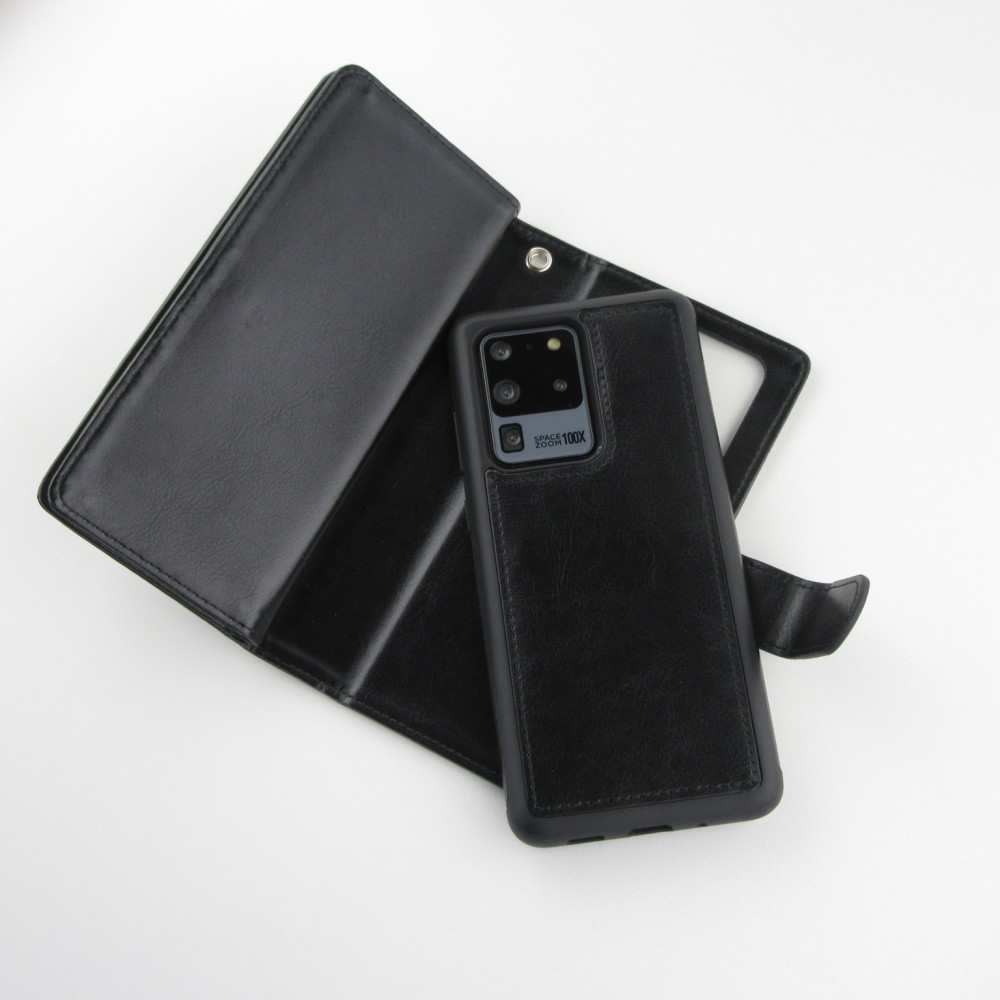 Fourre Samsung Galaxy S20 Ultra - Flip 2 en 1 - Noir