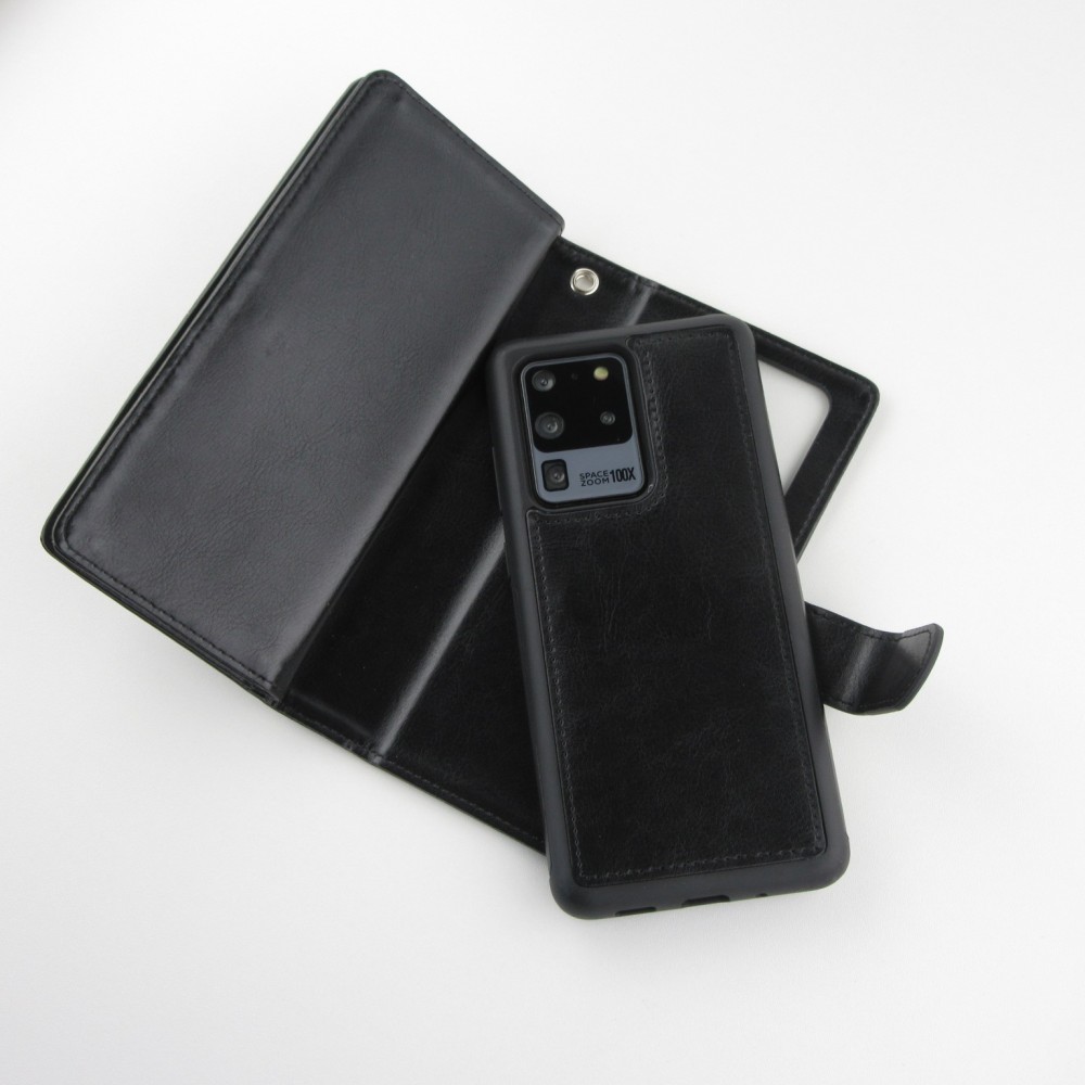 Hülle Samsung Galaxy S20 Ultra - Flip 2 in 1 - Schwarz