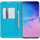 Hülle Samsung Galaxy S20 Ultra - Flip 3D Dreamcatcher blau - Rosa