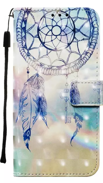 Fourre Samsung Galaxy S20 Ultra - Flip 3D dreamcatcher - Bleu clair