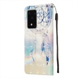 Hülle Samsung Galaxy S20 Ultra - Flip 3D dreamcatcher - Hellblau