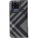 Fourre Samsung Galaxy S20 Ultra - Flip Lines - Gris