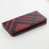 Hülle Samsung Galaxy S20 Ultra - Flip Lines - Rot