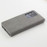 Hülle Samsung Galaxy S20 Ultra - Flip Feder freedom - Grau