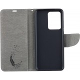 Hülle Samsung Galaxy S20 Ultra - Flip Feder freedom - Grau