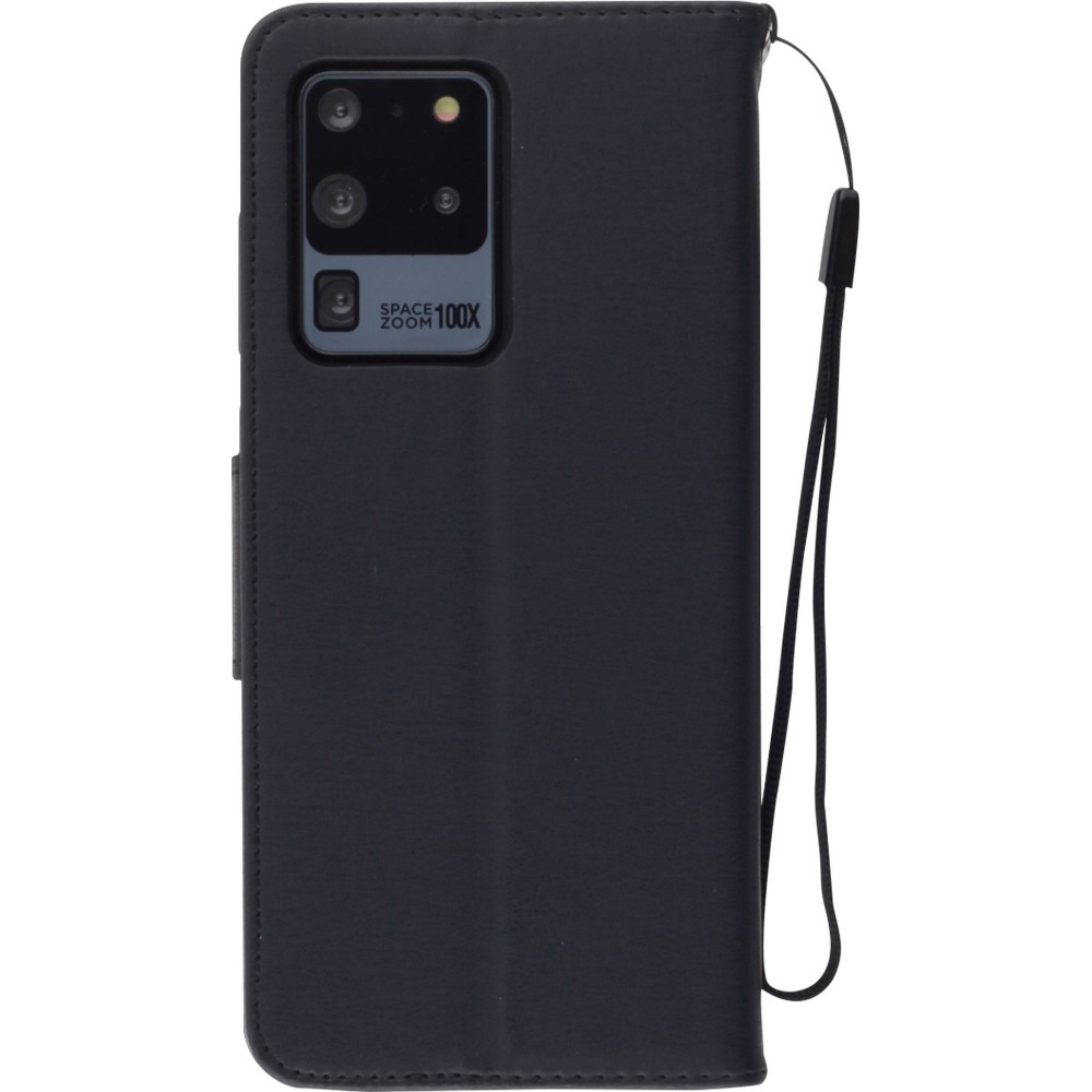 Hülle Samsung Galaxy S20 Ultra - Flip Feder freedom - Schwarz