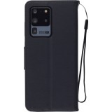 Hülle Samsung Galaxy S20 Ultra - Flip Feder freedom - Schwarz