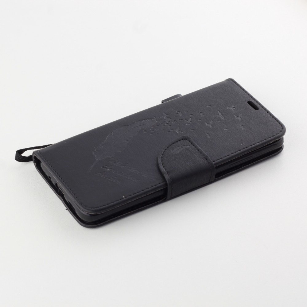 Hülle Samsung Galaxy S20 Ultra - Flip Feder freedom - Schwarz