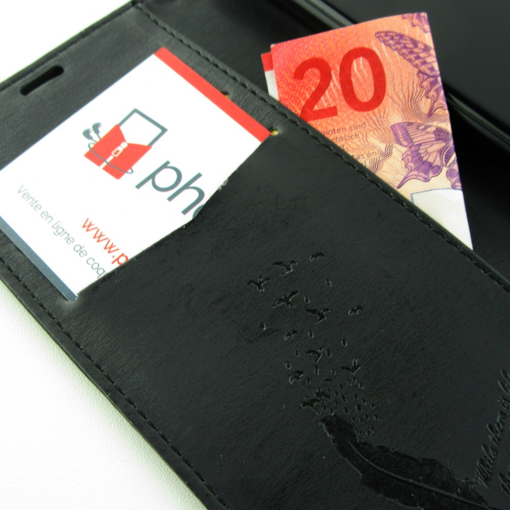 Hülle Samsung Galaxy S20 Ultra - Flip Feder freedom - Schwarz