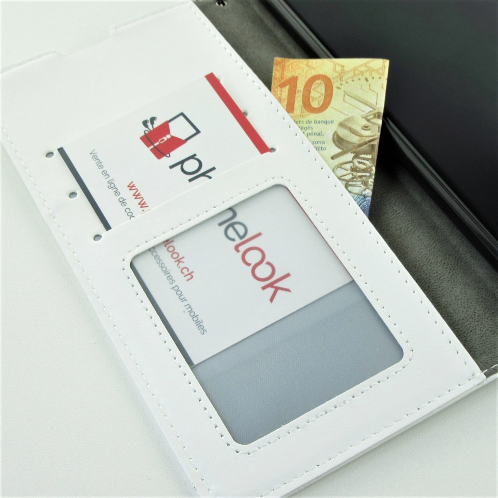 Fourre Samsung Galaxy S22+ - Premium Flip - Blanc