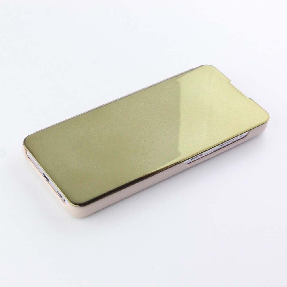 Hülle Samsung Galaxy S21 5G - Clear View Cover - Gold