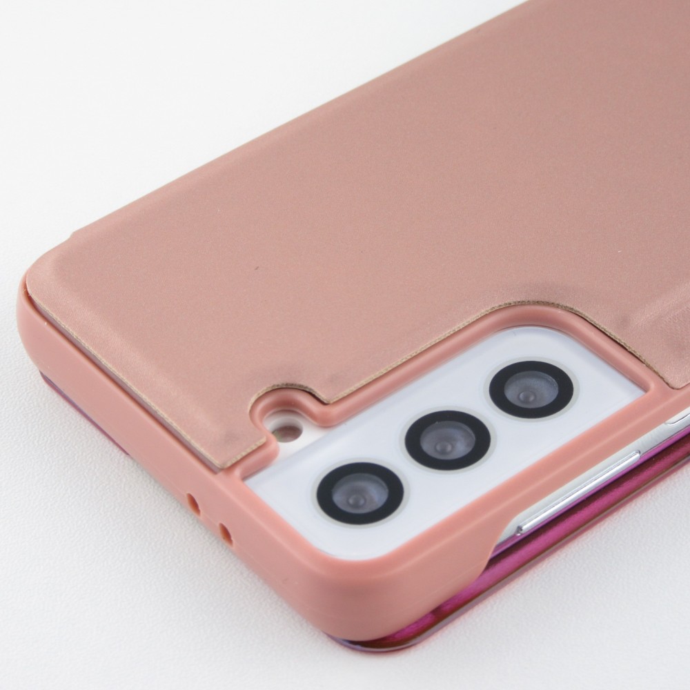 Hülle Samsung Galaxy S21 5G - Clear View Cover - Rosa