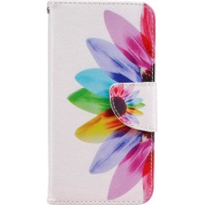 Fourre Samsung Galaxy S7 - Flip Semi flower