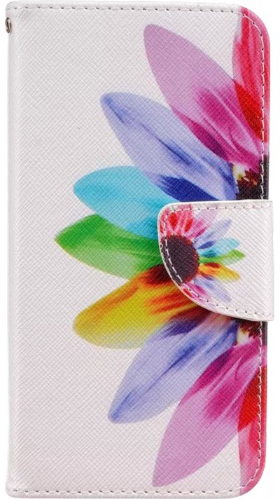 Fourre Samsung Galaxy S7 - Flip Semi flower