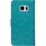Fourre Samsung Galaxy S7 - Premium Flip - Turquoise
