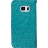 Fourre Samsung Galaxy S7 - Premium Flip - Turquoise