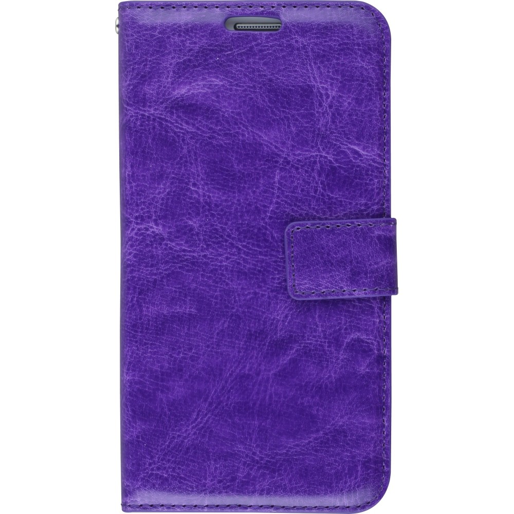 Hülle Samsung Galaxy S7 - Premium Flip - Violett