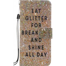 Fourre Samsung Galaxy S8+ - Flip Glitter for breakfast