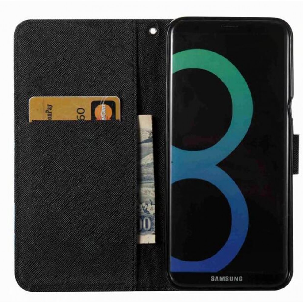 Fourre Samsung Galaxy S8+ - Flip Glitter for breakfast