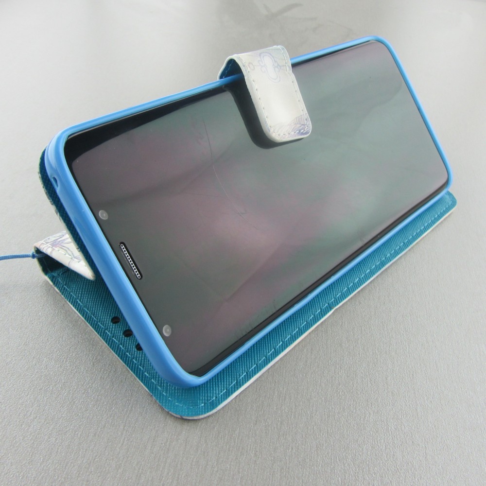 Fourre Samsung Galaxy S10e - Flip 3D dreamcatcher - Bleu clair