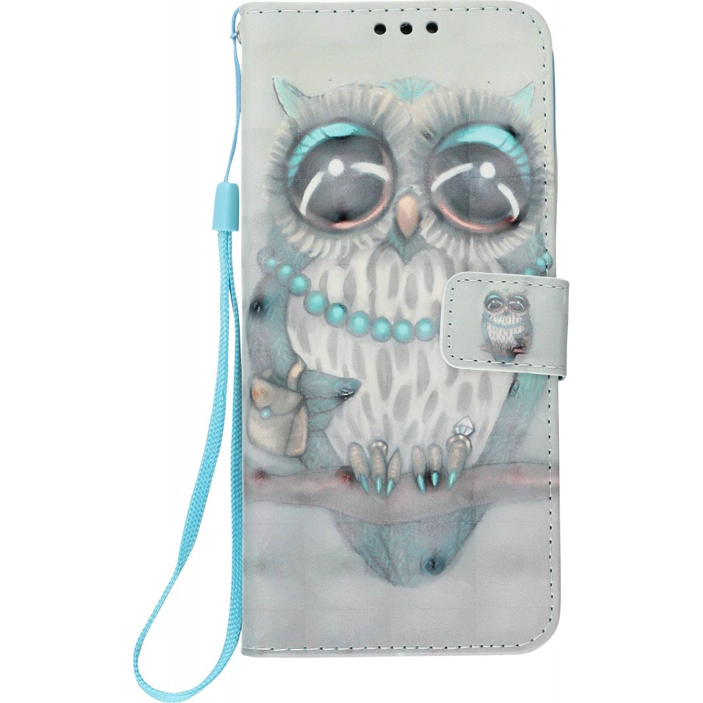 Hülle Samsung Galaxy S10e - Flip 3D fashion owl