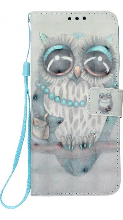 Hülle Samsung Galaxy S10e - Flip 3D fashion owl