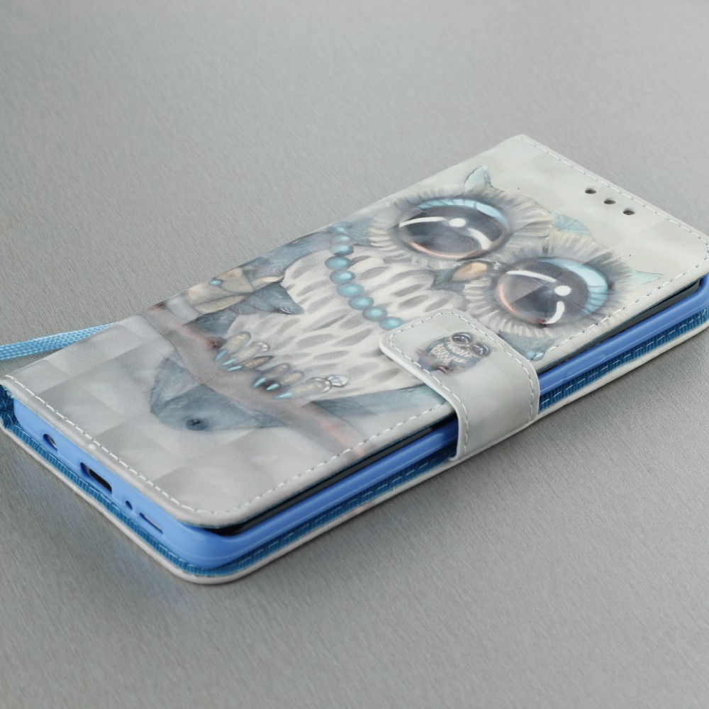 Fourre Samsung Galaxy S10e - Flip 3D fashion owl