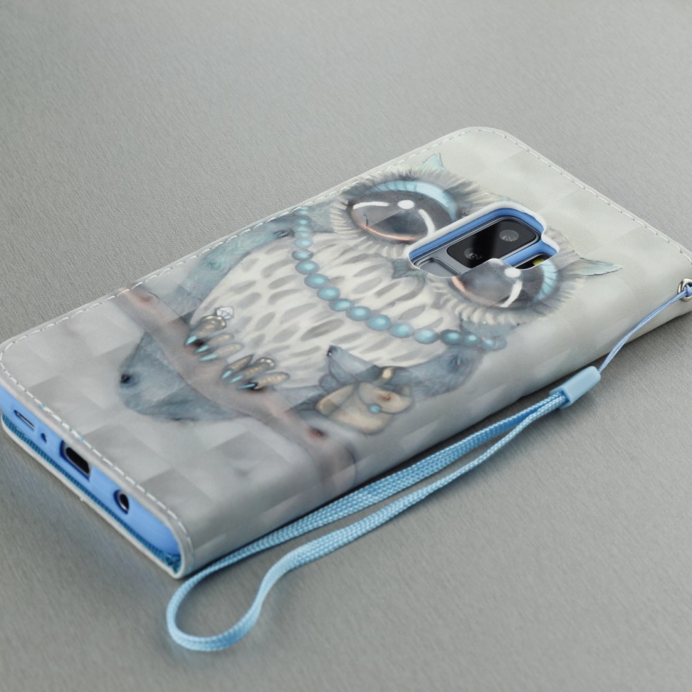 Fourre Samsung Galaxy S10e - Flip 3D fashion owl