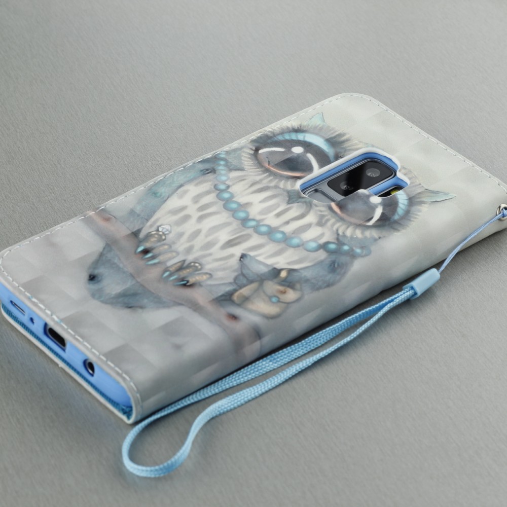 Hülle Samsung Galaxy S10e - Flip 3D fashion owl