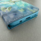 Fourre Samsung Galaxy S10+ - Flip 3D papillons dorés