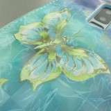 Hülle Samsung Galaxy S10e - Flip 3D goldene Schmetterlinge