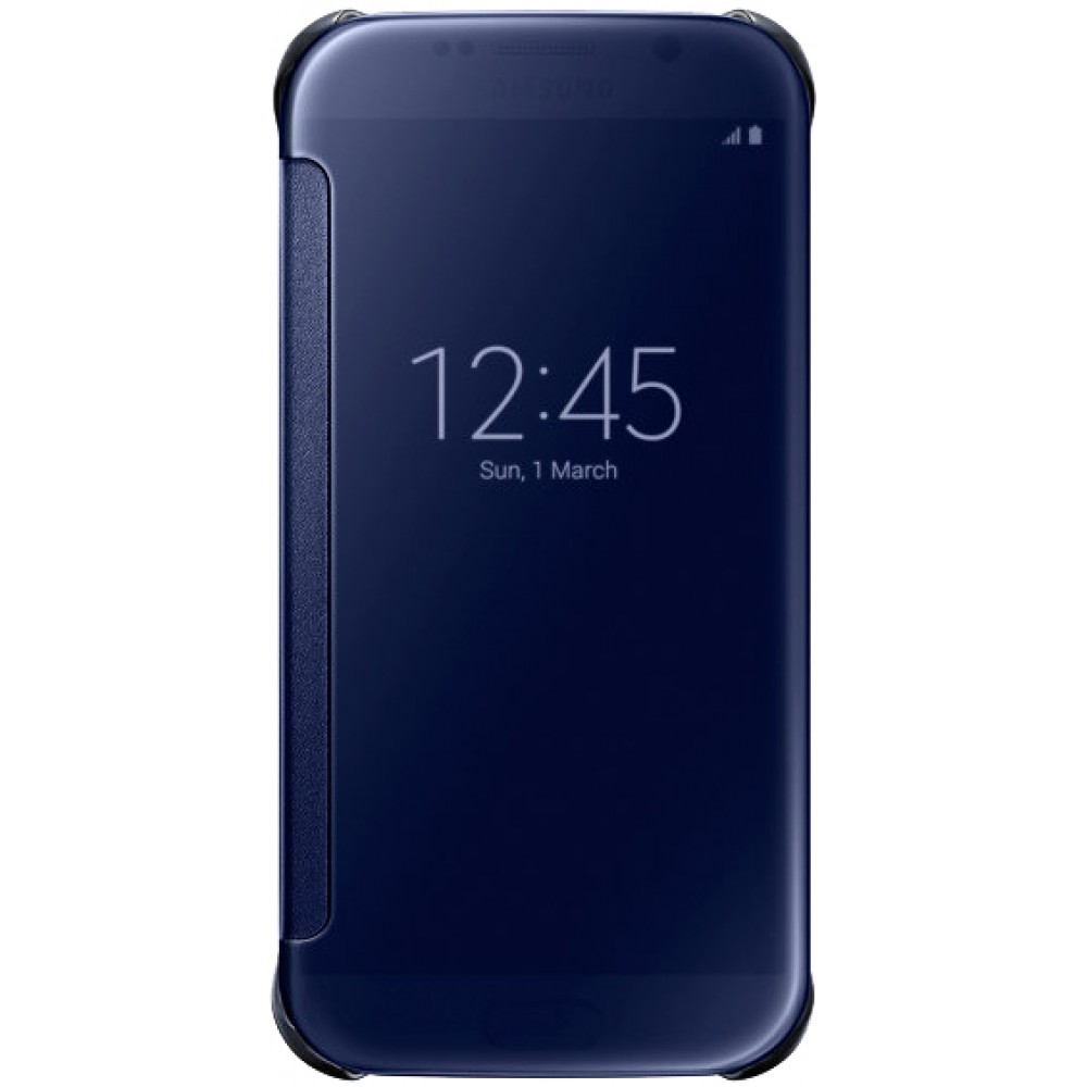 Fourre Samsung Galaxy S10+ - Clear View Cover - Bleu foncé