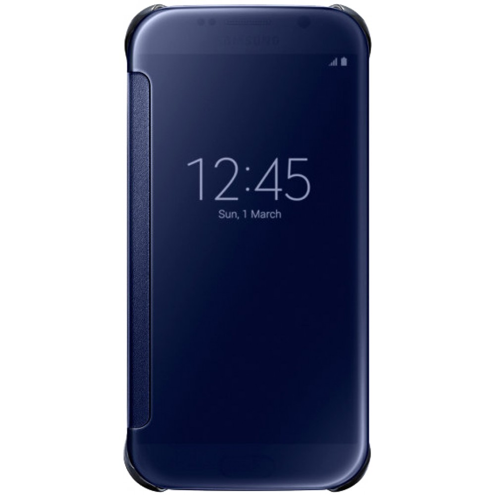 Fourre Samsung Galaxy S10e - Clear View Cover - Bleu foncé